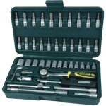 Br�der mannesmann jeu de cl�s � douille m�trique 1 / 4 (6. 3 mm) 46 pi�ces m 2040