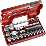 Coffret cliquet extensible 1 / 2 - facom - sxl. dbox1pb - 21 pièces - Étanche - acier Coffret cliquet extensible 1 / 2 - facom - sxl. dbox1pb - 21 pièces - Étanche - acier