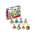 Coffret de construction pok�mon - mega brands - 8 figurines articul�es - 8 pok� ball - 191 pi�ces