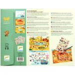 Coffret de dcalcomanies - djeco - animaux du monde - 90 dcalcomanies - 3 scnes - mixte