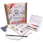 Coffret d�couverte marie boudon - la petite aquarelle - th�me fleuri
