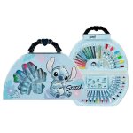 Coffret dessin et coloriage stitch - malette 51 pieces (crayons feutres) - cadeau artiste - set kit creatif ...