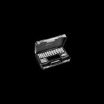 Coffret de douilles - facom - s. 405ae - 16 douilles 1 / 2' longues - 6 pans mtriques - 420 x 188 mm ...