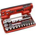 Coffret douilles 1 / 2 6 pans métriques - facom - s. 161dbox1pb - avec cliquet à manche rotatif s. 360 ... Coffret douilles 1 / 2 6 pans métriques - facom - s. 161dbox1pb - avec cliquet à manche rotatif s. 360 ...