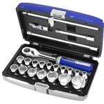 Coffret douilles 1 / 2' expert - stanley - e032900 - acier - 22 pices