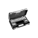 Coffret de douilles - facom - s. 404ae - 16 pices - longues 1 / 2 - 12 pans mtriques