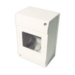 Coffret lectrique zenitechnu  quiper 1 range 4 modules blanc