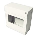 Coffret �lectrique zenitech nu � �quiper 1 rang�e 6 modules blanc