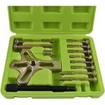 Coffret extracteur de poulies damper - jbm - 13 pcs - diamètre 35 - 85mm - acier au carbone Coffret extracteur de poulies damper - jbm - 13 pcs - diamètre 35 - 85mm - acier au carbone