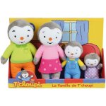 Coffret famille 4 peluches - tchoupi - jemini - + / - 19 cm Coffret famille 4 peluches - tchoupi - jemini - + / - 19 cm