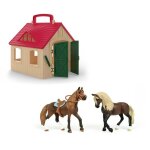 Coffret ferme transportable + mes premiers chevaux paso p�ru schleich farm world d�s 5 ans