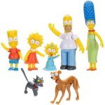 Coffret figurines articules - disney - famille simpson - 7 personnages - scurises - durables