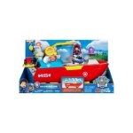 Coffret geant pat patrouille sea patroller xxl bateau 60 cm + son et lumi�re + ryder + quad + pieuvre ...