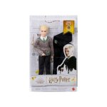 Coffret harry potter : drago malefoy en tenue de sorcier serpentard 30 cm et baguette magique - figurine ...