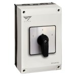 Coffret inverseur de source manuel 63a monophas ou triphas pour groupe lectrogne - avec position ...