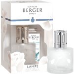 Coffret lampe diffuseur de parfum aroma happy - maison berger paris - verre - blanc - rond - mixte