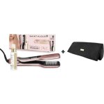 Coffret lisseur vapeur demeliss titanium love edition gold rose + soin nourrissant 100ml + tapis - trousse ...