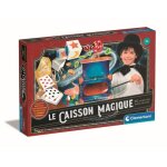 Coffret de magie - clementoni - le caisson magique - 80 tours - disparition de bras