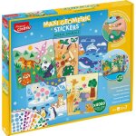 Coffret maxi tableaux de gommettes autocollantes - maped creativ - 12 tableaux � d�corer + 4000 gommettes ...