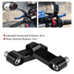 Coffret outillage 10mm 8mm adaptateur extension de miroir rtroviseur moto kit mont extenseur lvateur ...