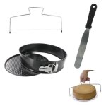 Coffret � p�tisserie - ac - d�co - 3 accessoires - moule � g�teau - lyre - spatule