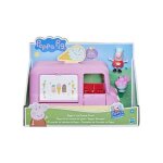 Coffret peppa pig : le camion de glace avec son + 1 accessoire + 1 figurine - set jouet enfant peppa ...