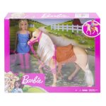 Coffret poupee barbie cavaliere blonde et cheval de reve - avec accessoires equitation - set jouet fille ... Coffret poupee barbie cavaliere blonde et cheval de reve - avec accessoires equitation - set jouet fille ...
