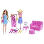 Coffret séance dessayage barbie - poupée mannequin vêtements et accessoires Coffret séance dessayage barbie - poupée mannequin vêtements et accessoires