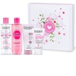 Evoluderm - coffret soin visage peaux sensibles - box flower - id�al cadeau no�l anniversaire f�te des ...