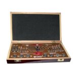 Coffret de tarauds fili�res et forets - tivoly - mtf 30 d0003 - 30 outils - hss - finition en bois