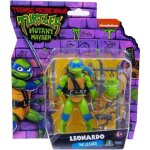 Coffret tortues ninja : leonardo + accessoires - figurine 12 cm - turtle - set personnage tmnt + 1 carte ...