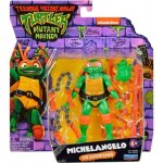 Coffret tortues ninja : michelangelo + accessoires - figurine 12 cm - turtle - set personnage tmnt + ...