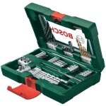 Coffret v - line 48 pices de forets et d?embouts tin avec tige magntique - bosch