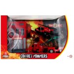 Coffret vhicules de pompiers + caserne de pompier