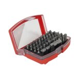 Coffret de vissage douilles et embouts - cogex - 44 pi�ces - chrome vanadium - rouge