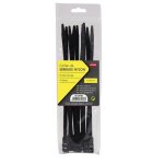 Cogex collier de serrage nylon large - noir - 9x260 mm - 10 pcs