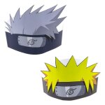 8 coiffes carton naruto kakashi shippuden enfant multicolore