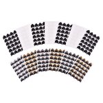 Coins de montage album photos - igadgitz - u7014 - autocollants multicolores - 312 coins - vintage