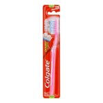 Brosse  dents manuelle - colgate - double action - mdium - coloris alatoire - adulte