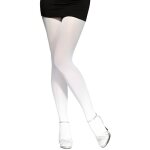 Collants opaques blancs pour femme - 100% nylon - accessoire idéal pour déguisement Collants opaques blancs pour femme - 100% nylon - accessoire idéal pour déguisement
