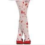 Collants opaques - enfant - fille - blanc - halloween - dguisement horrifique