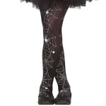 Collants opaques noir toile daraignes fille - marque - modle - couleur noir - utilisation intrieur ...