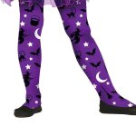 Collants opaques - mes verrines - halloween - violet - fille - 3 - 6 ans Collants opaques - mes verrines - halloween - violet - fille - 3 - 6 ans