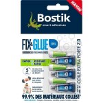 Colle bostik fix & glue gel sans odeur sans solvant - tube 3 g