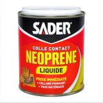 Colle contact noprne liquide extra forte - sader - tous matriaux - prise immdiate - bote 750 ml