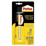 Colle contact transparente - pattex - id�ale pour les mat�riaux transparents - prise instantan�e