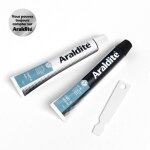 Colle époxy bi - composant - araldite - métal - 2 x 15ml - haute résistance - idéale pour réparations ... Colle époxy bi - composant - araldite - métal - 2 x 15ml - haute résistance - idéale pour réparations ...