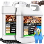 Colle gravier exterieur - 4l stabilisateur de gravier pour patios et jardins - non toxique et durable ...