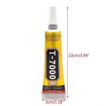 Colle liquide noire t - 7000 15 ml puissant