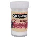 Colle textile en poudre cléopâtre - textipowder - 25 ml Colle textile en poudre cléopâtre - textipowder - 25 ml